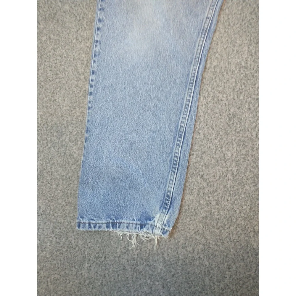 Wrangler Mens 9760WDR Light Wash Straight Leg Cotton Denim Jeans Blue 36x29